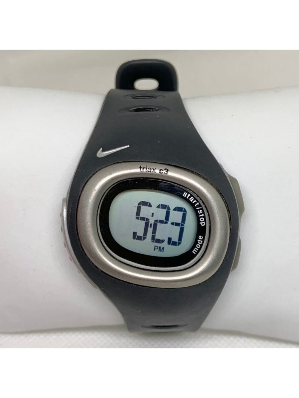 Nike Triax C3 Mens Watch 40mm Black gray tone Digital Chronograph SM0013 running